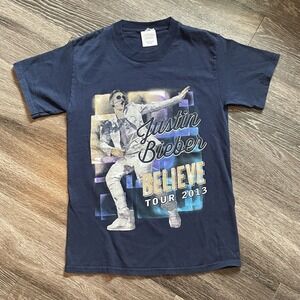 Justin Bieber Believe Tour‎ Shirt Size Small 2013 Graphic Pop Music